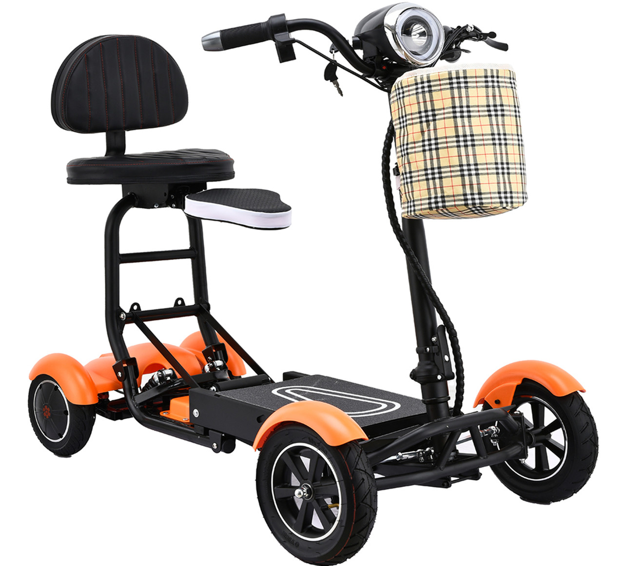 Dragon Mobile EX Foldable Mobility Scooter Orange