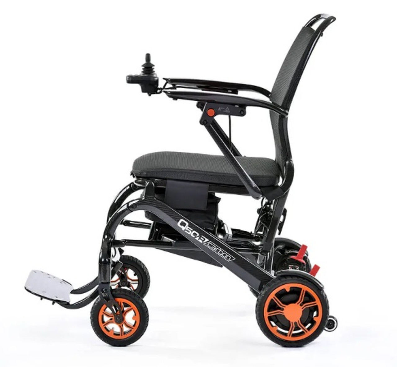 Quickie Q50-R-Carbon Power Wheelchair_Orange