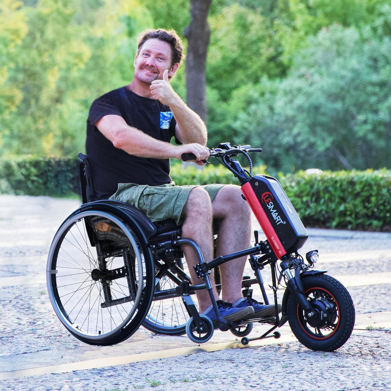 ELESMART A5 Electric Handcycle In Use
