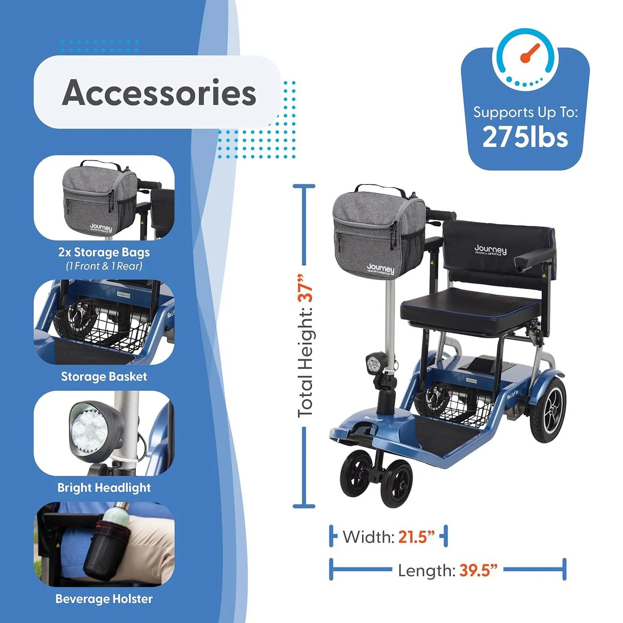 So Lite Folding Power Scooter by Journey Health & Lifestyle