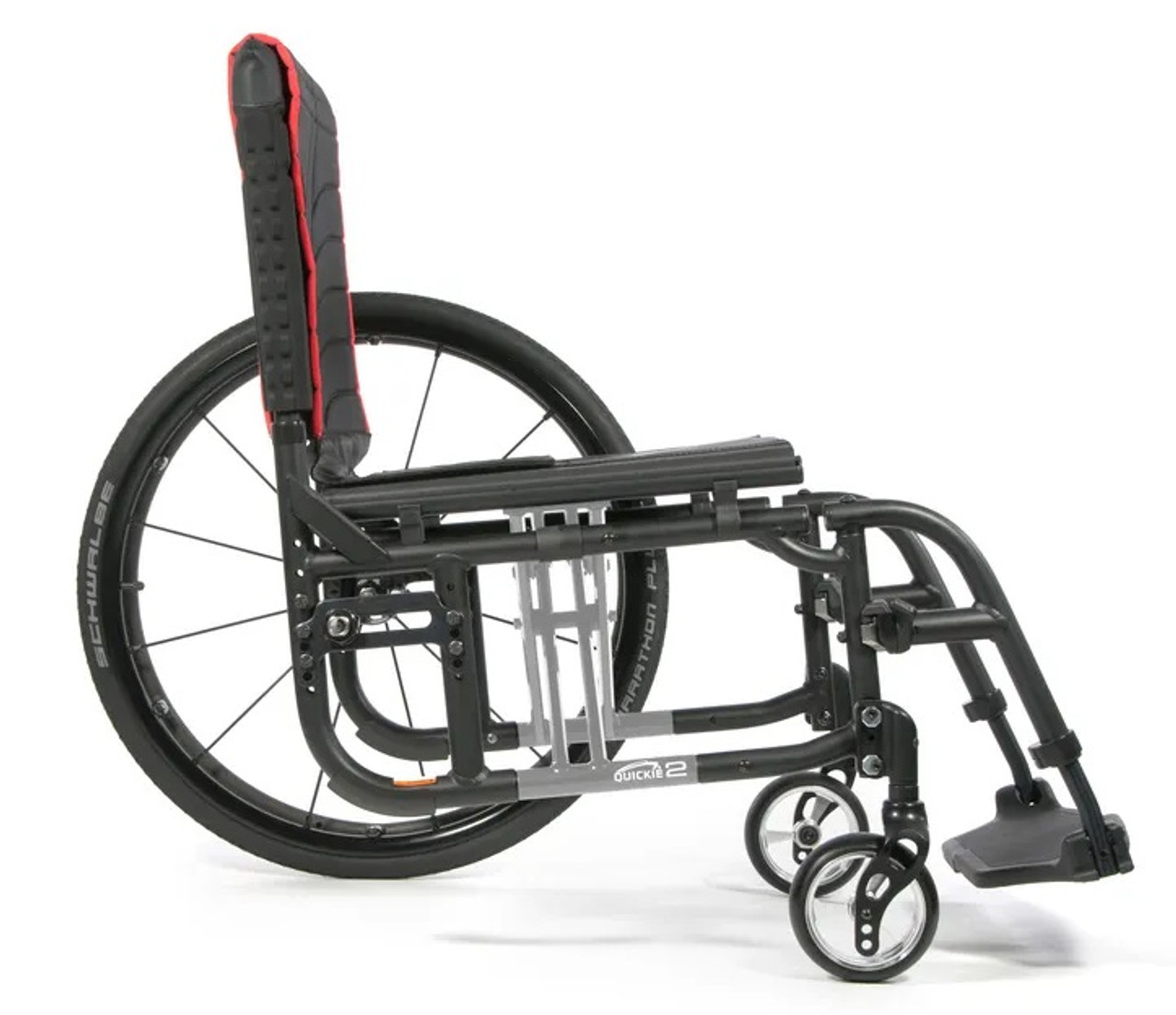 Quickie 2 Folding Ultra Lightweight Wheelchair_Side View
 Quickie 2 Folding Ultra Lightweight Wheelchair_Side View