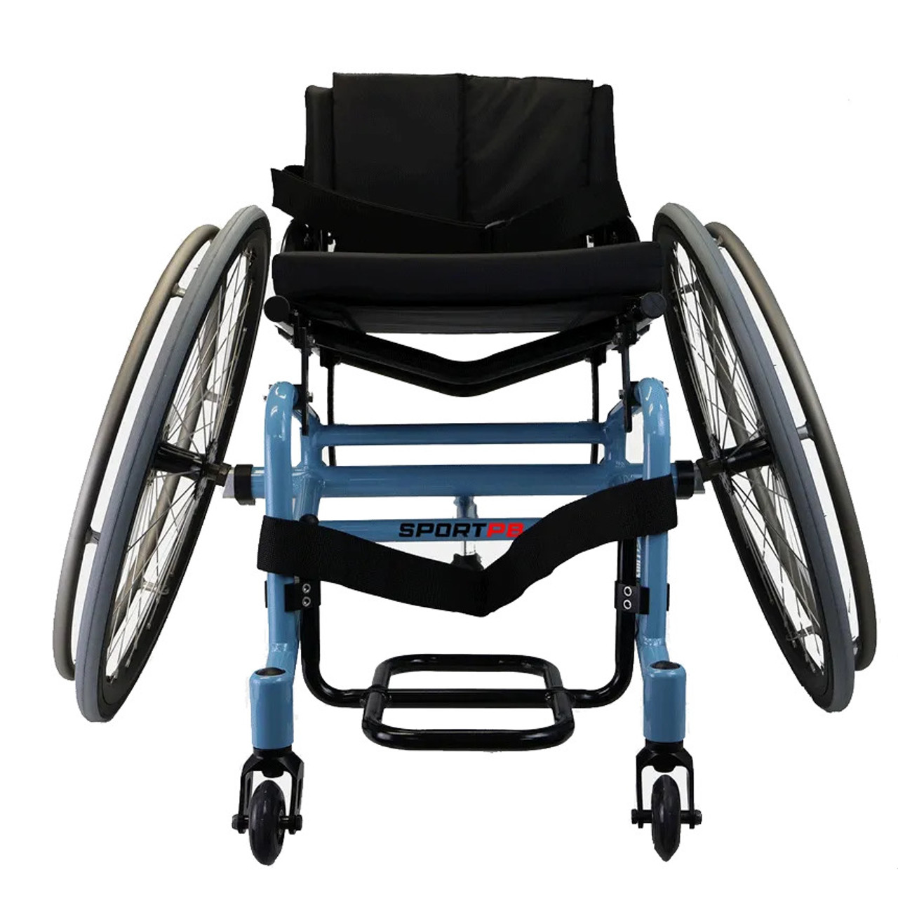 Ultimate Pickleball Chair Blue Front View Ultimate Pickleball Chair Blue Front View