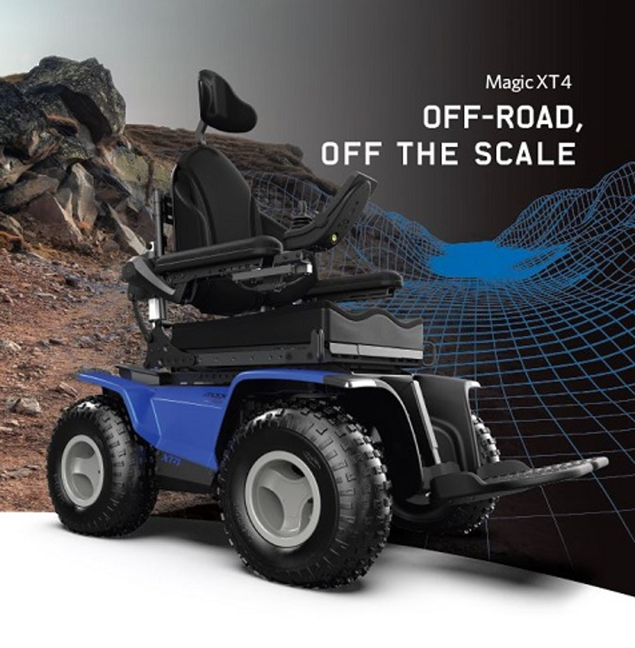 Magic Mobility XT4 All-Terrain Power Wheelchair | Living Spinal