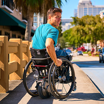 Klaxon Twist Power Assist, by Ki Mobility | Living Spinal