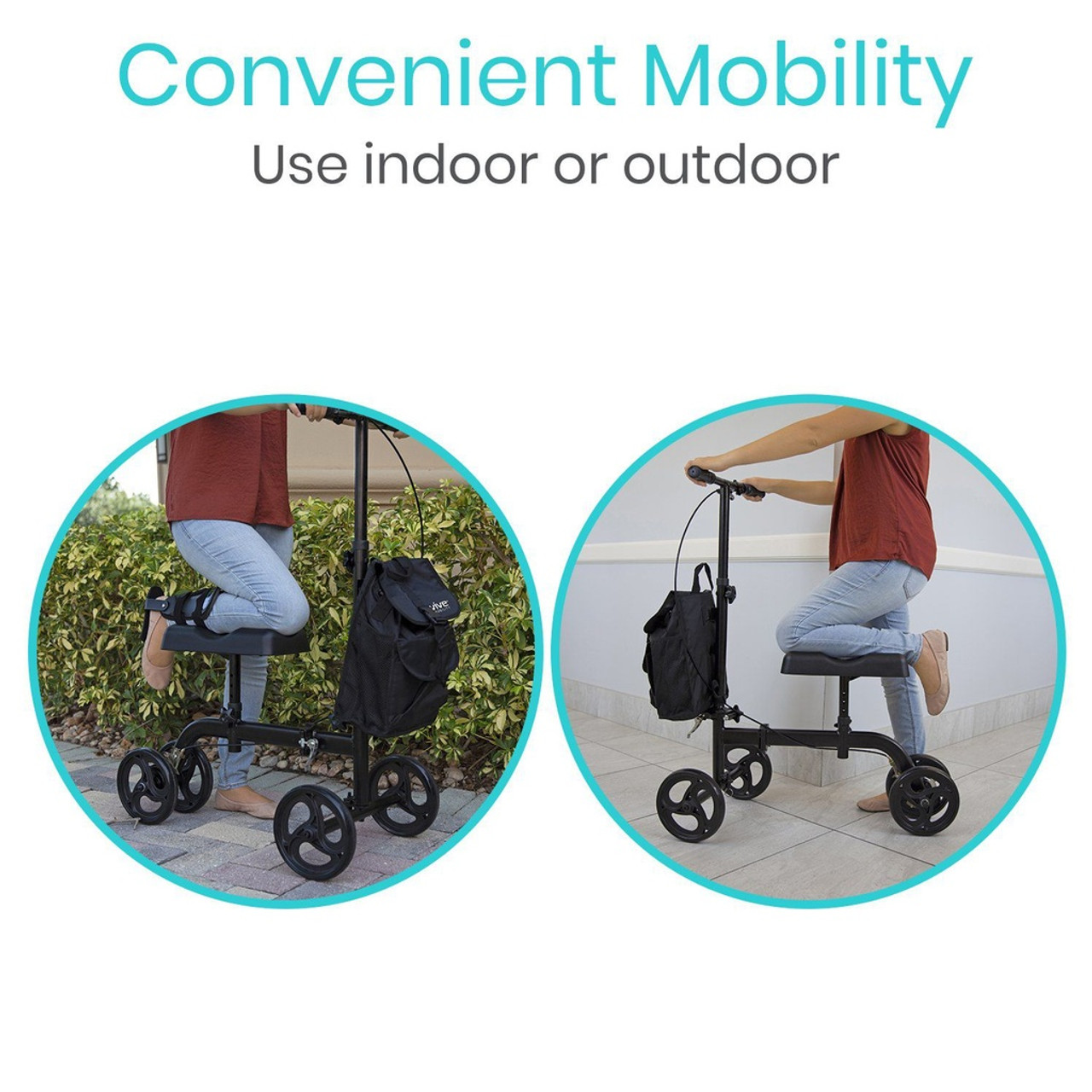 Vive Health Knee Walker Scooter Convenient Mobility