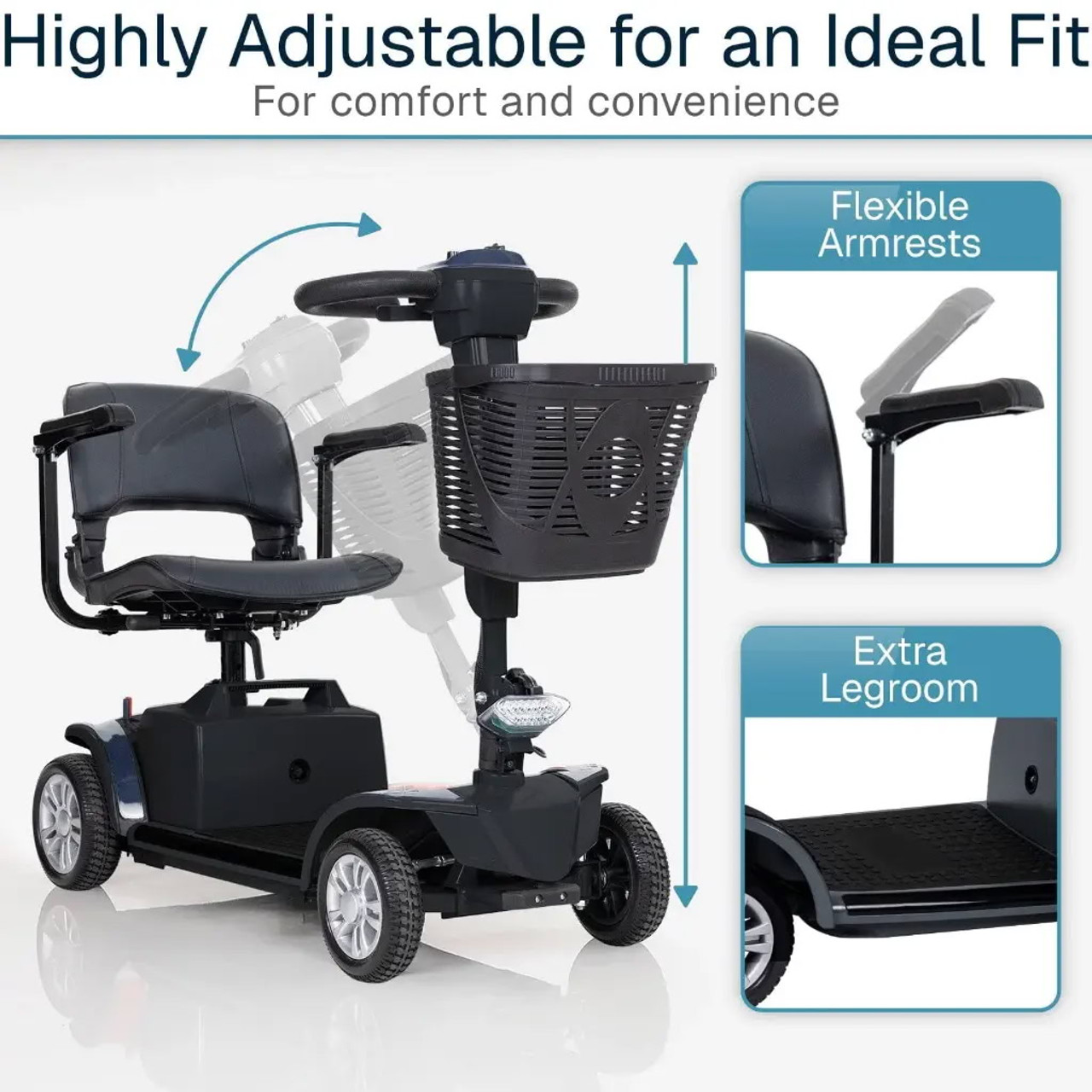 Vive Health Neptune Mobility Scooter Ideal Fit