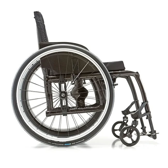 VELOCE Carbon Folding Wheelchair Full Side