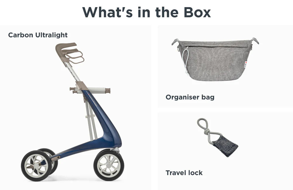 byACRE Carbon Ultralight Rollator, by Journey Health & Lifestyle
