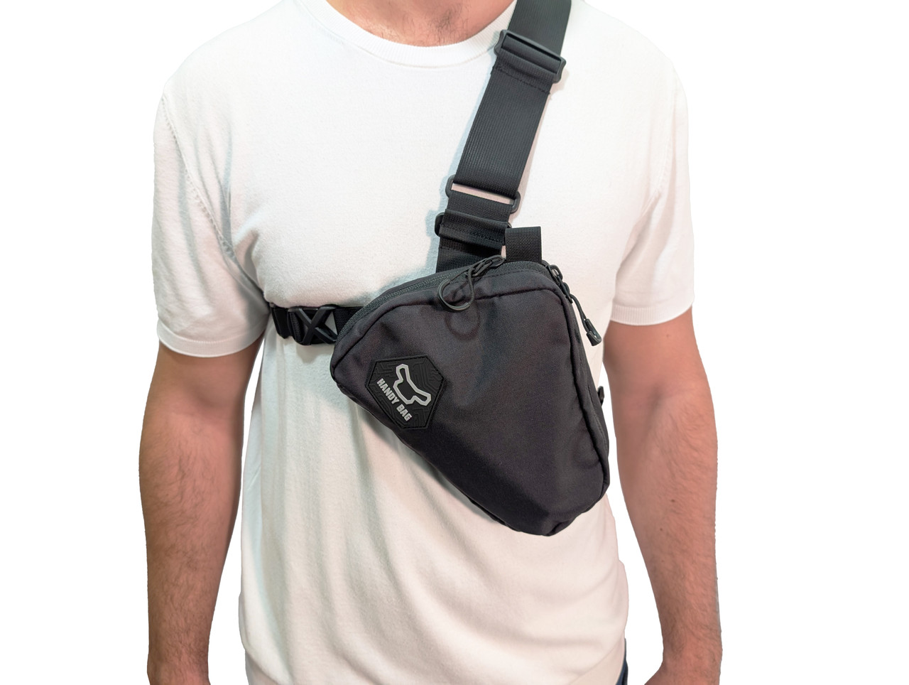Urban Handgun Bag, by Handy Bag - Medium - Buckle and Zipper