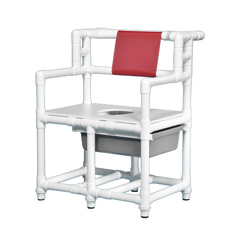 Bariatric Commode Chair Red