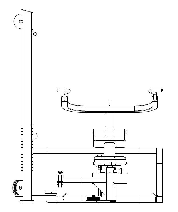 Wheelchair Accessible Tricep Press by ProMaxima