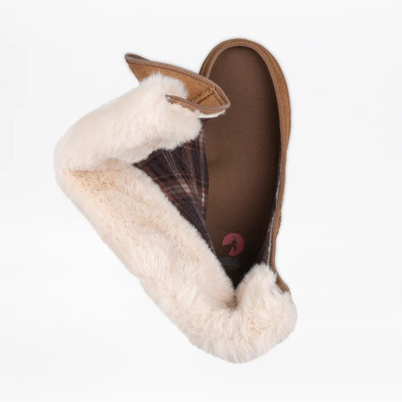 Adaptive Women's BILLY Cozy II Boot - Chestnut