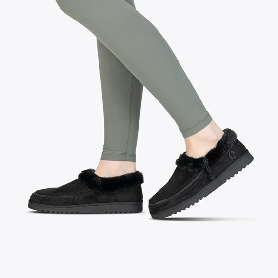 Adaptive Women's BILLY Cozy Slipper Black
