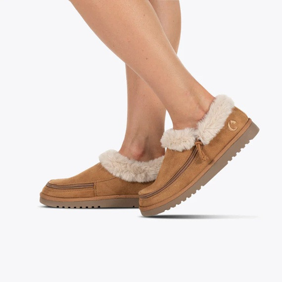 Adaptive Women's BILLY Cozy Slipper Chestnut