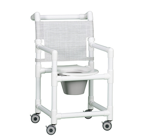 Original Slant Seat Shower Chair Commode White