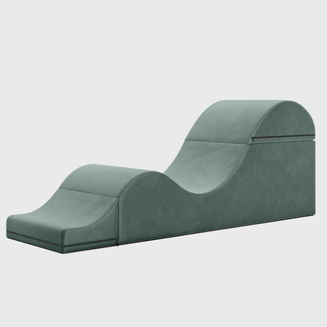 Aria Convertible Sex Chair and Bed Bench Deep Teal