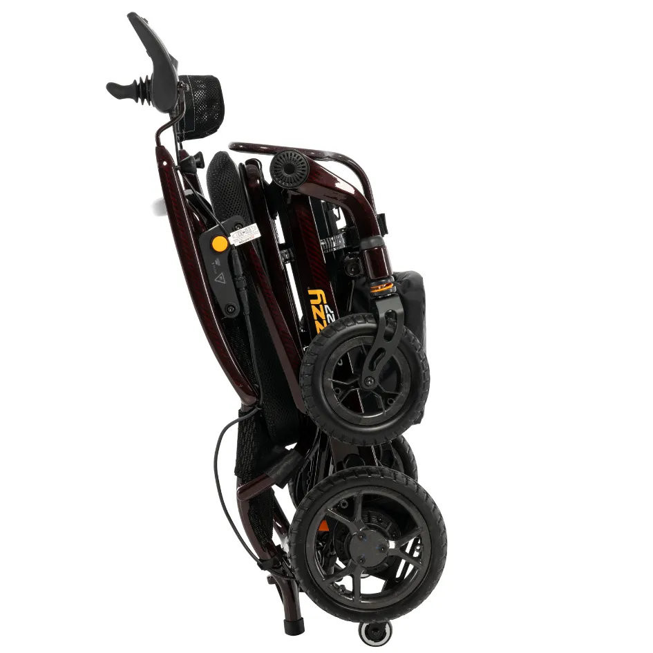 Jazzy Carbon 27 Lightweight Folding Power Wheelchair, by Pride
