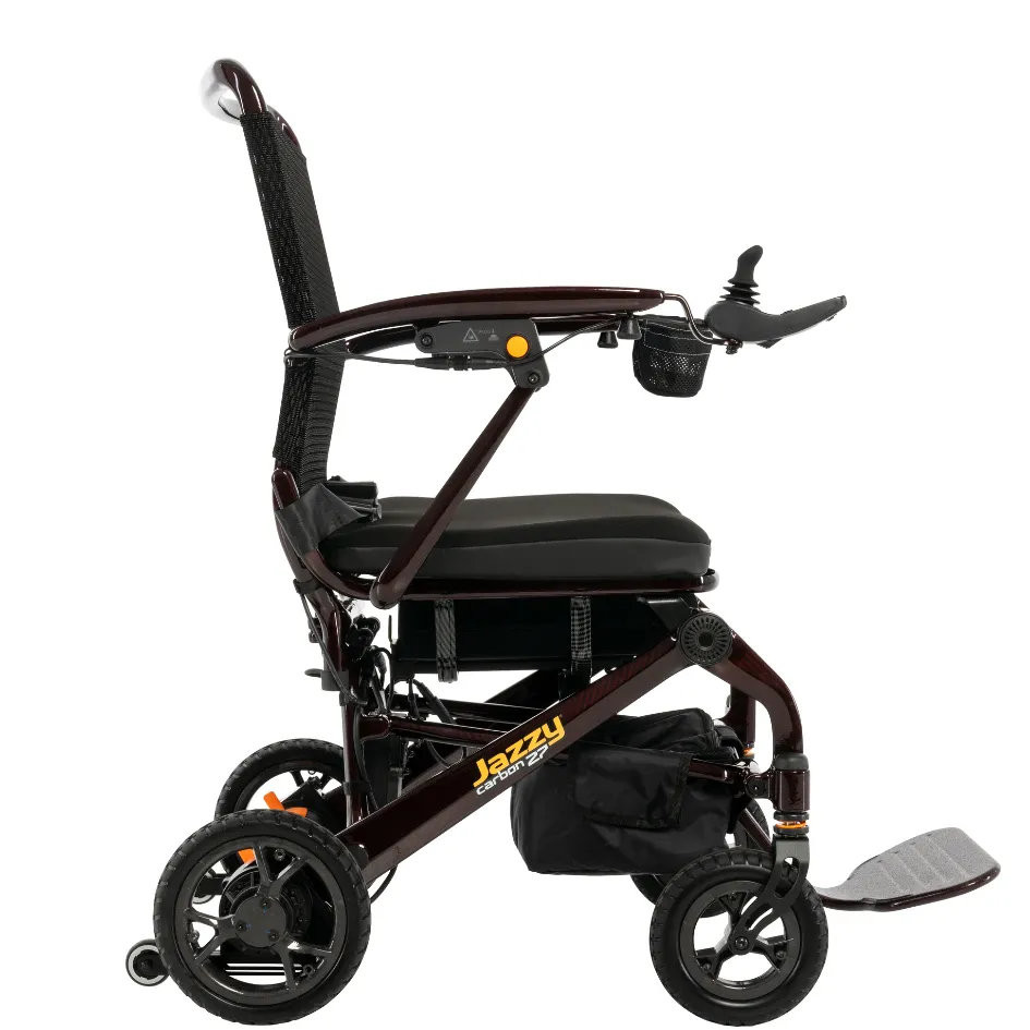 Jazzy Carbon 27 Lightweight Folding Power Wheelchair, by Pride Jazzy Carbon 27 Lightweight Folding Power Wheelchair, by Pride