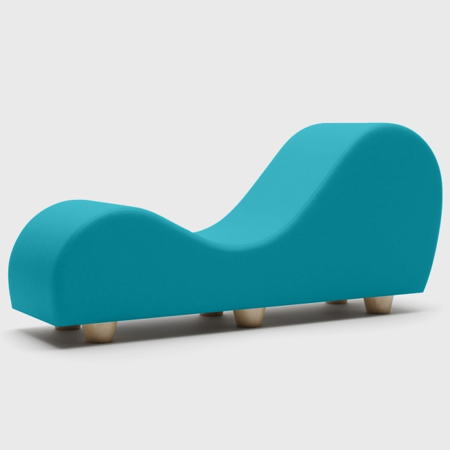 Cello 2 Chaise Sensual Lounge Chair TealCello