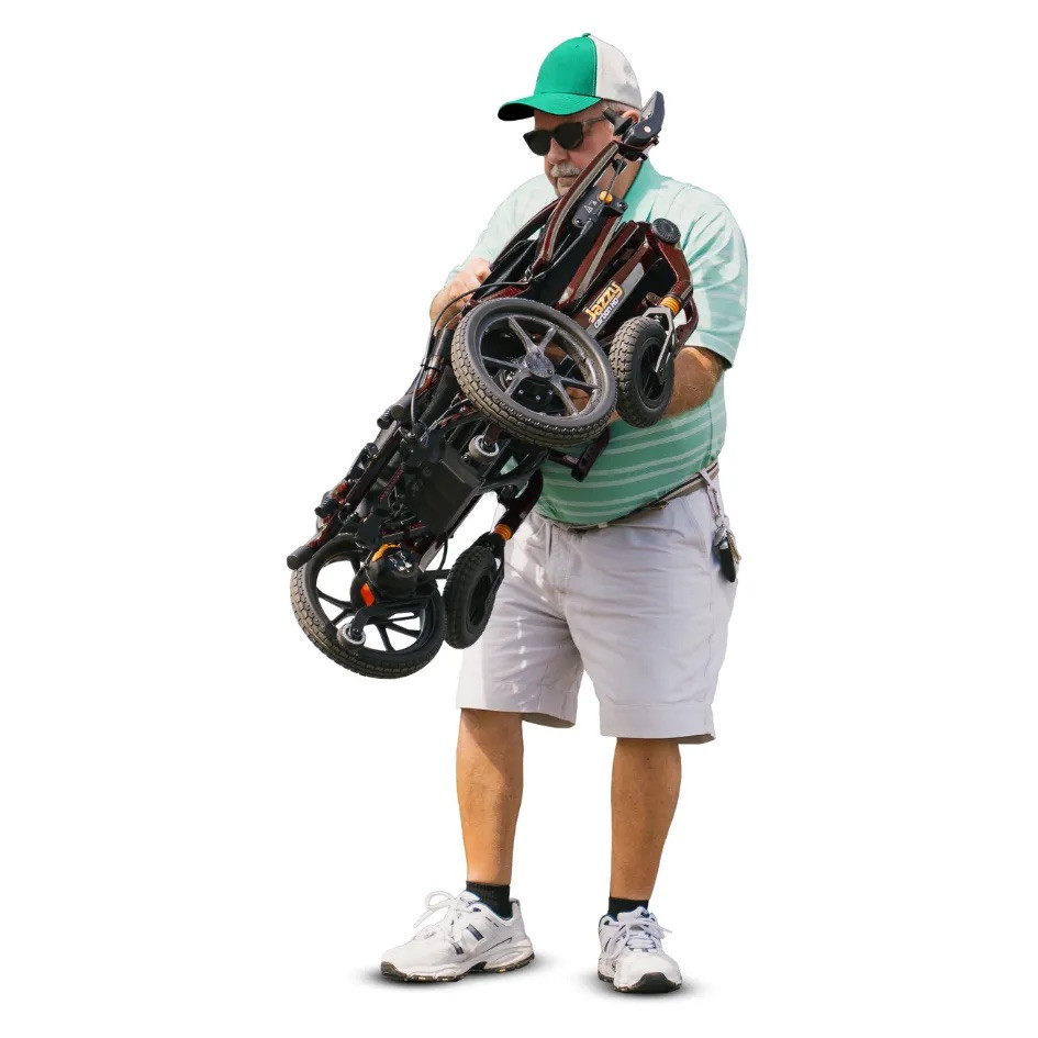 Pride Mobility  Jazzy Carbon HD Heavy-duty Folding Powerchair Folding 4