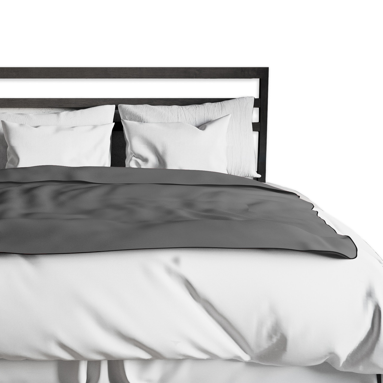 Fascinator Throw Bedspread Gray