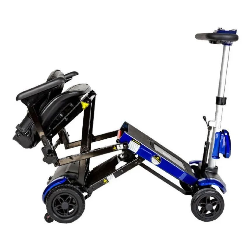 Drive Medical ZooMe Auto-Flex Folding Travel Scooter Folded Size