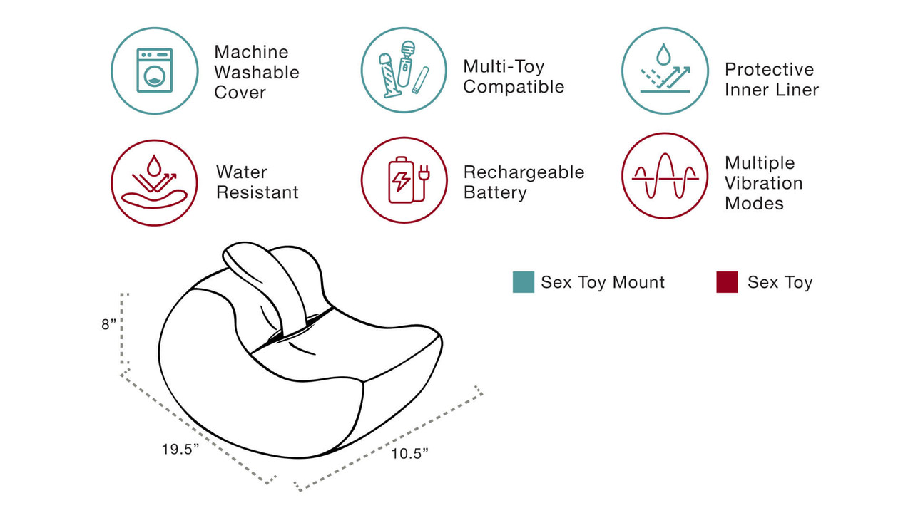 Pulse Sex Toy Mount Dimension