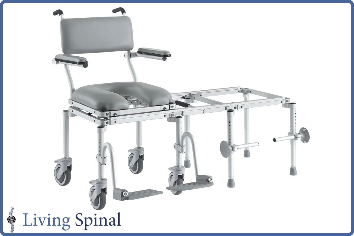 MC6000 Commode Chair Tub Access Slider by Nuprodx Product Overview Living Spinal