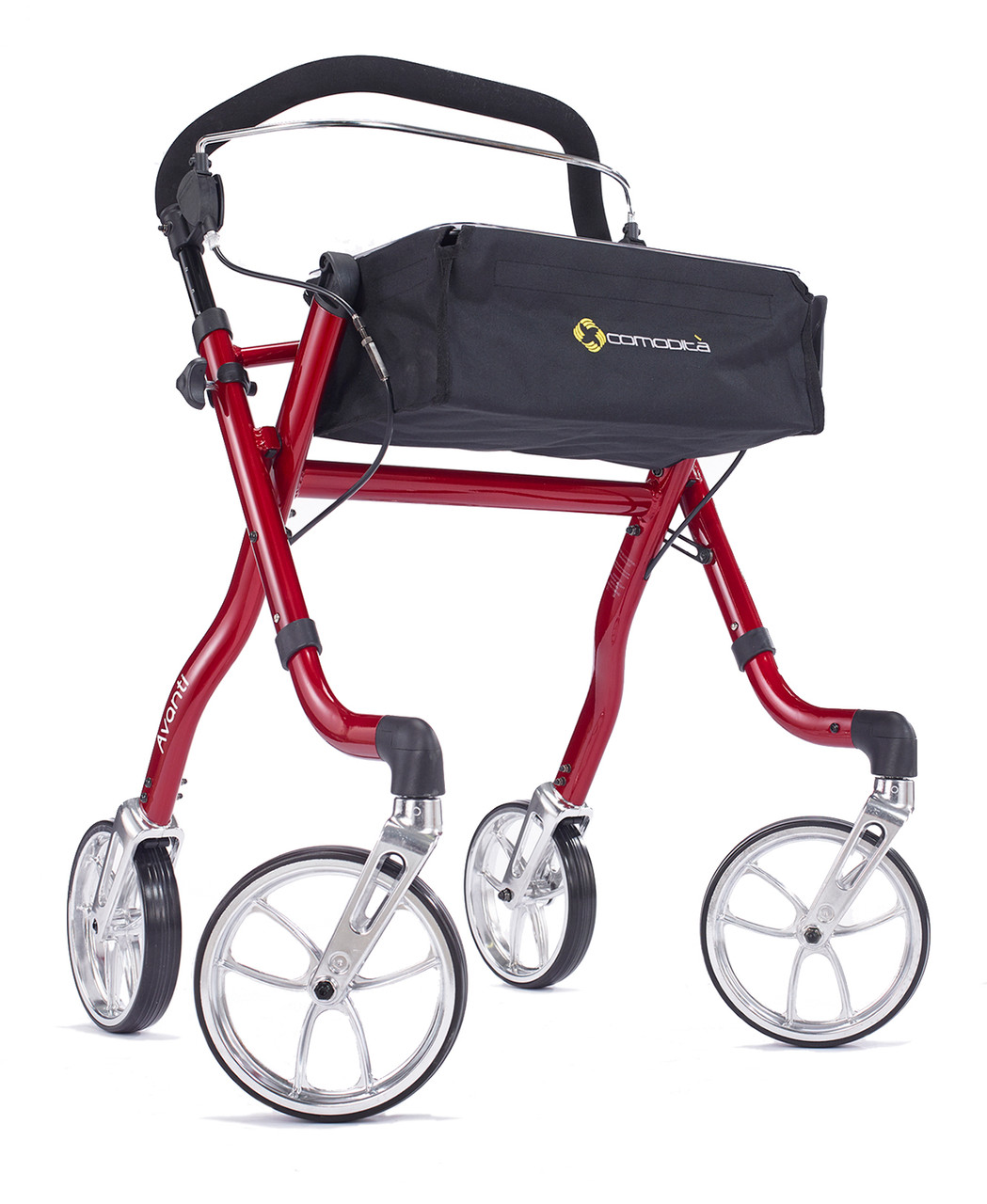 Avanti Rollator Metallic Red Wide