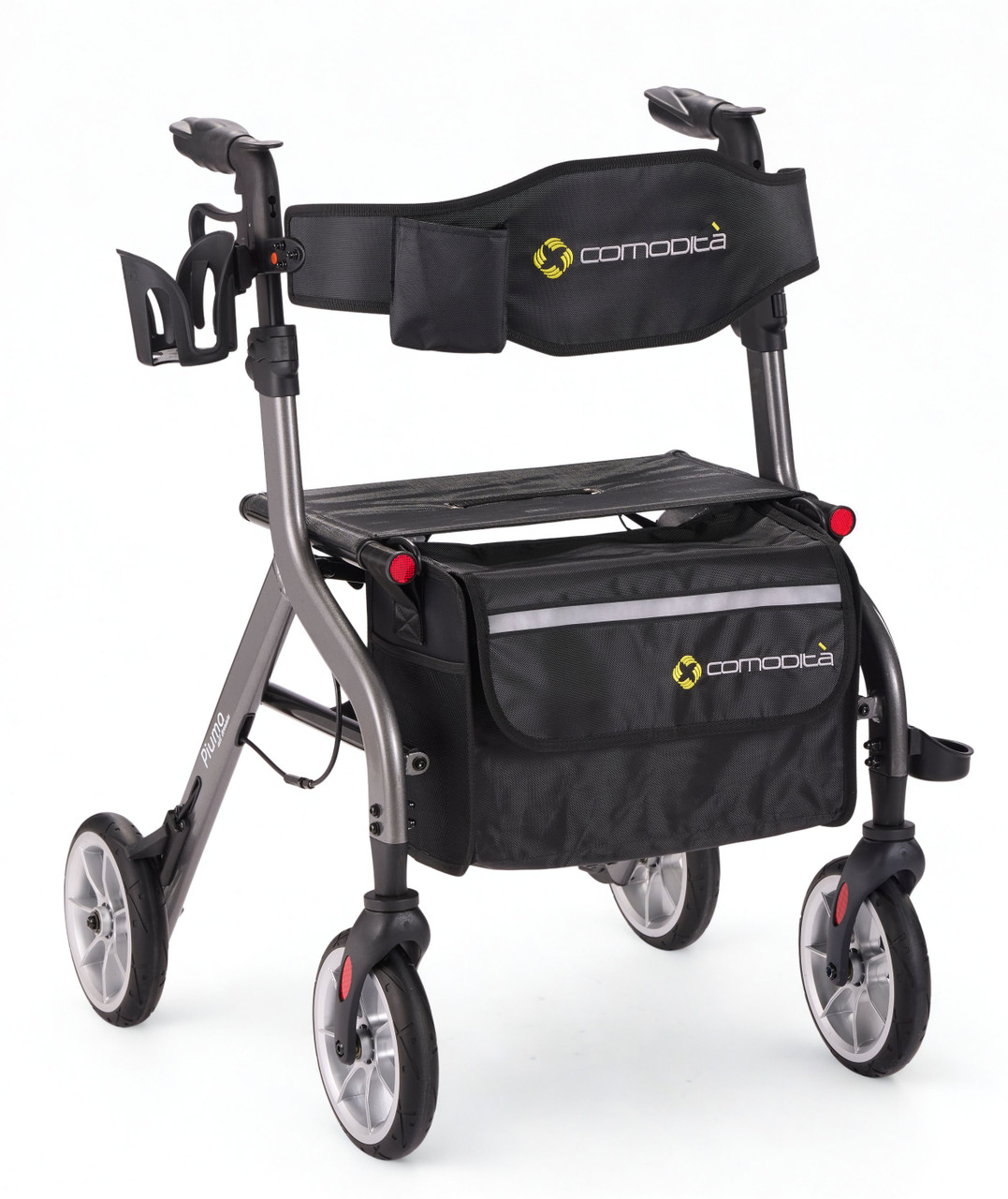 Piuma Ultra-Light Rollator Walker Graphite Right