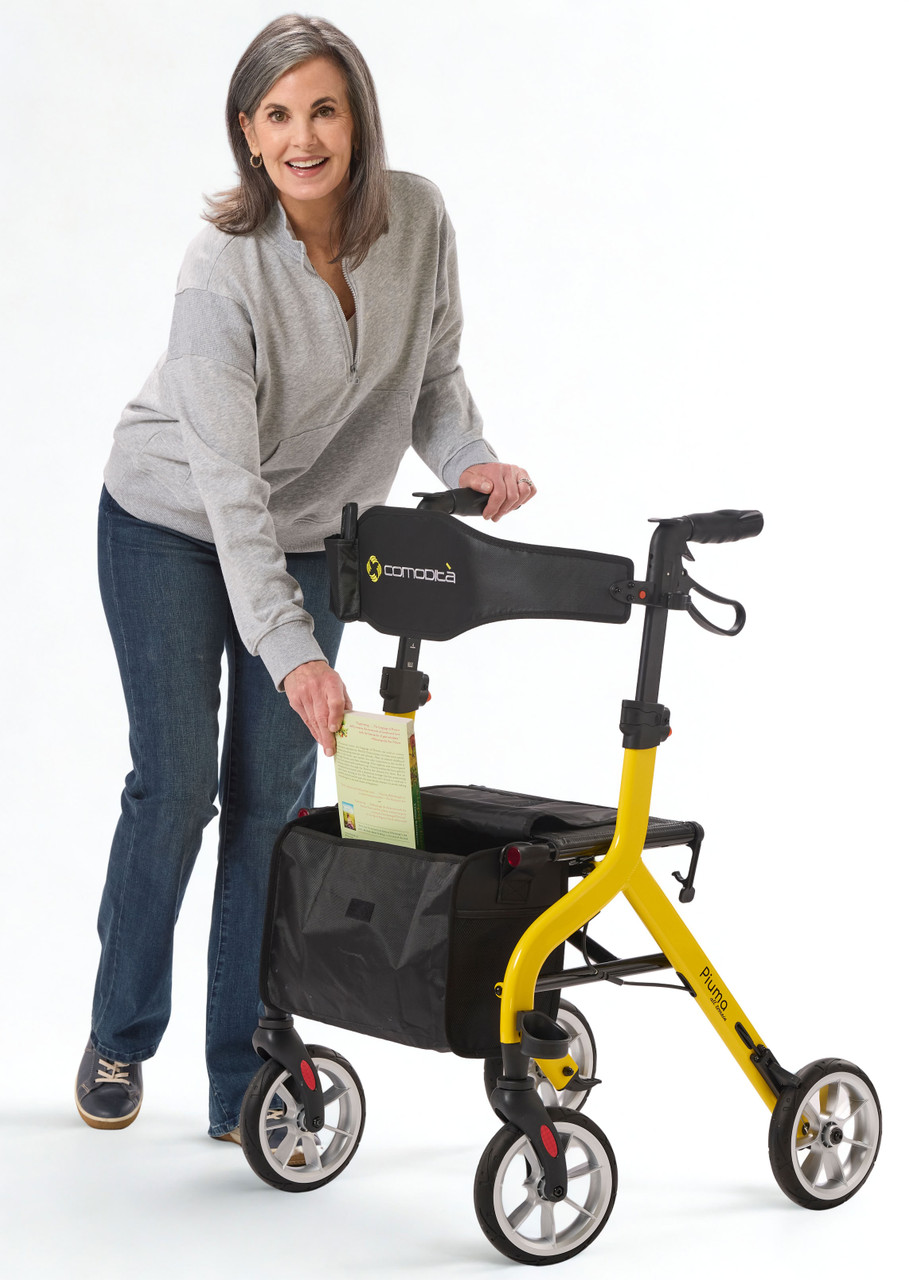 Piuma Ultra-Light Rollator Walker Model Getting a Book
