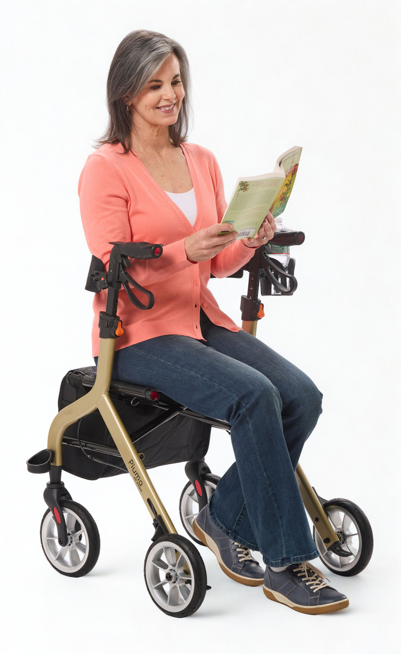 Piuma Ultra-Light Rollator Walker Model Seating