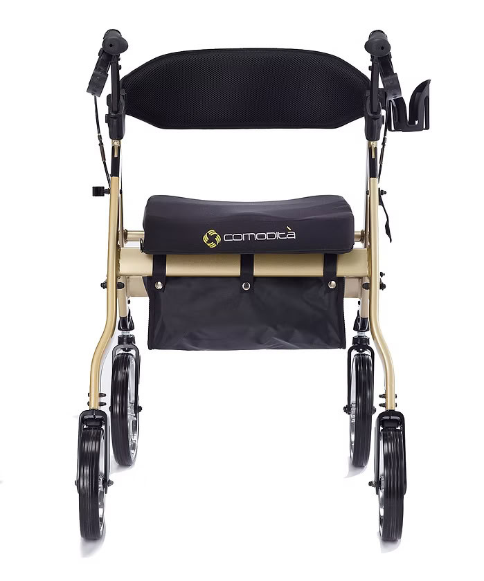 Uno Classic Rollator Metallic Champagne Front