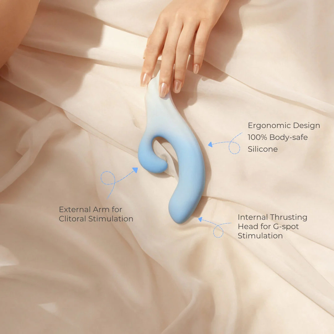  OSURGING Clit & G-Spot Thrusting Vibrator Features