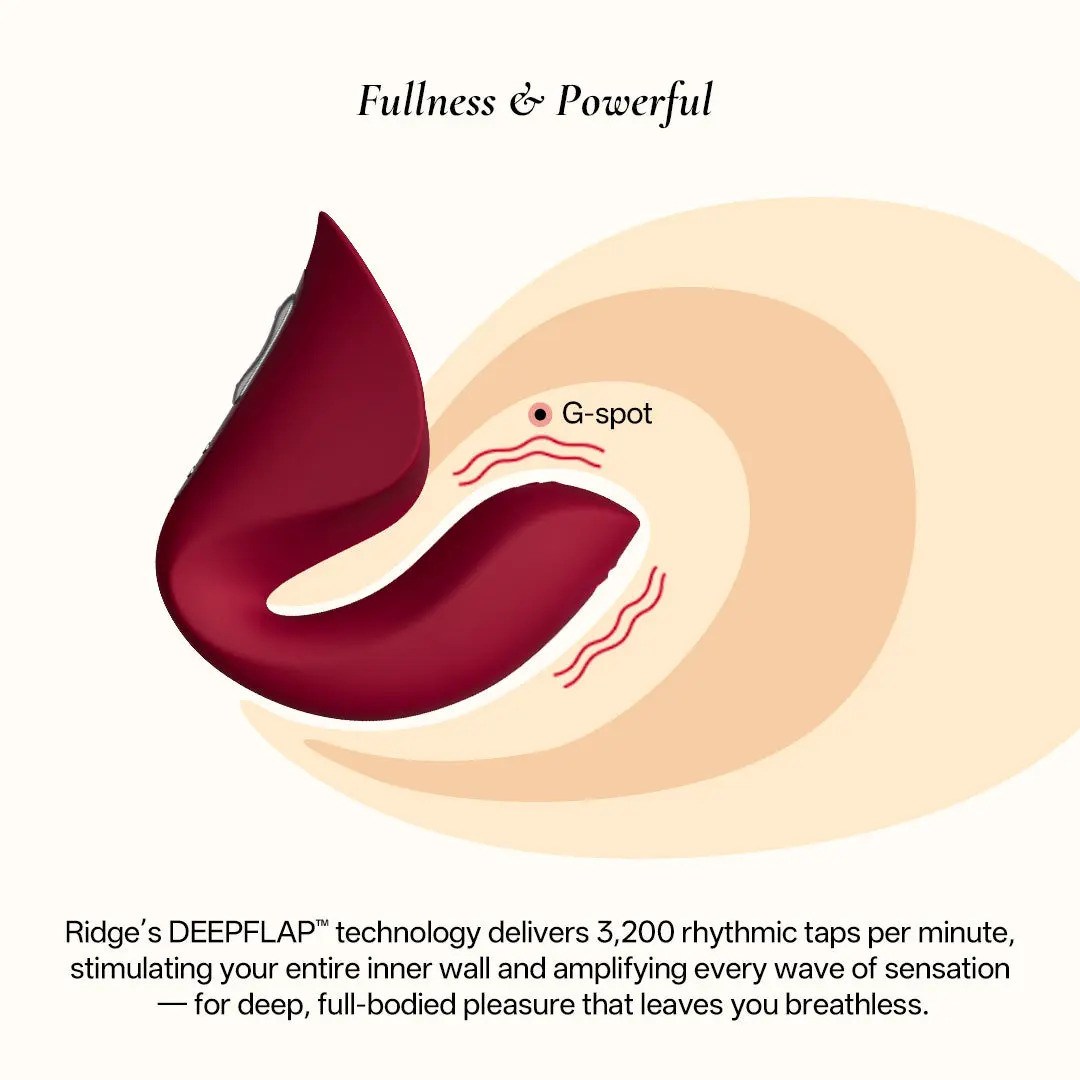 Ridge Vulva & G-Spot Tapping Vibrator Powerful