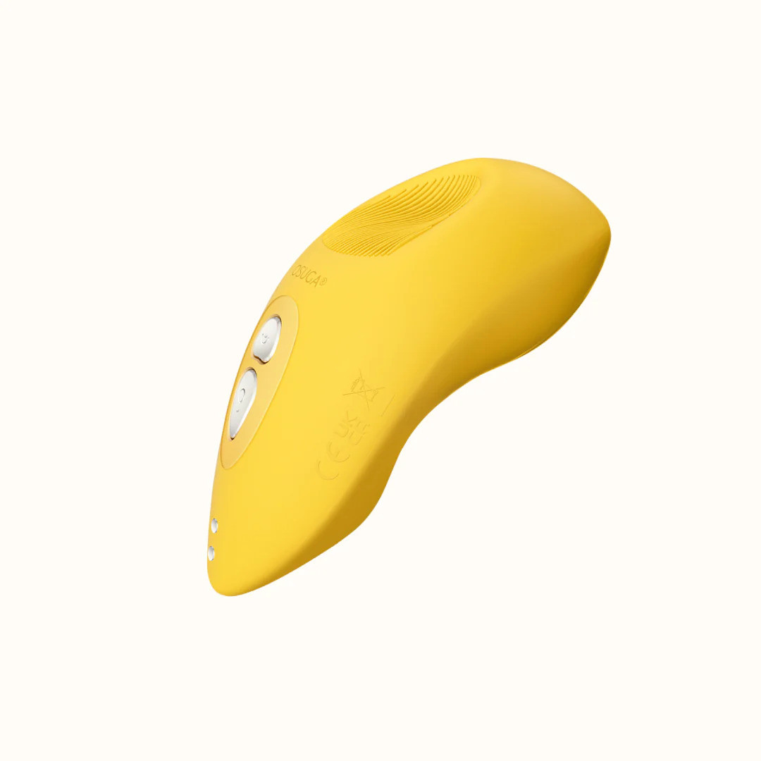 Tremble Clitoral Tapping Vibrator Yellow
