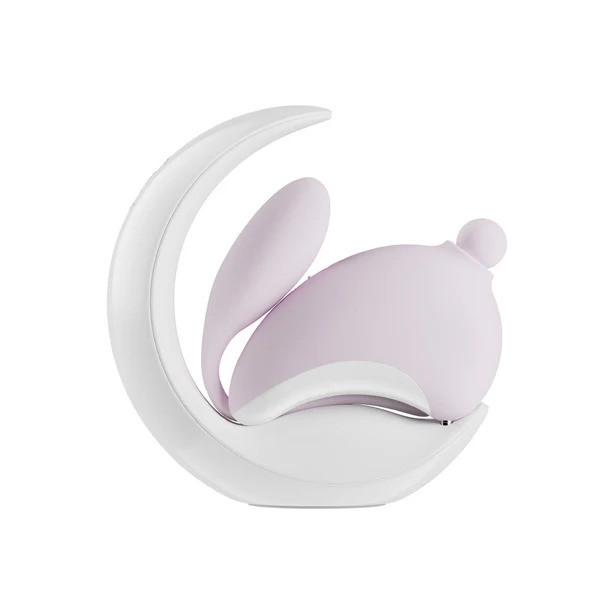 Bunny Moon Clit Suction & Egg Vibrator Lavender