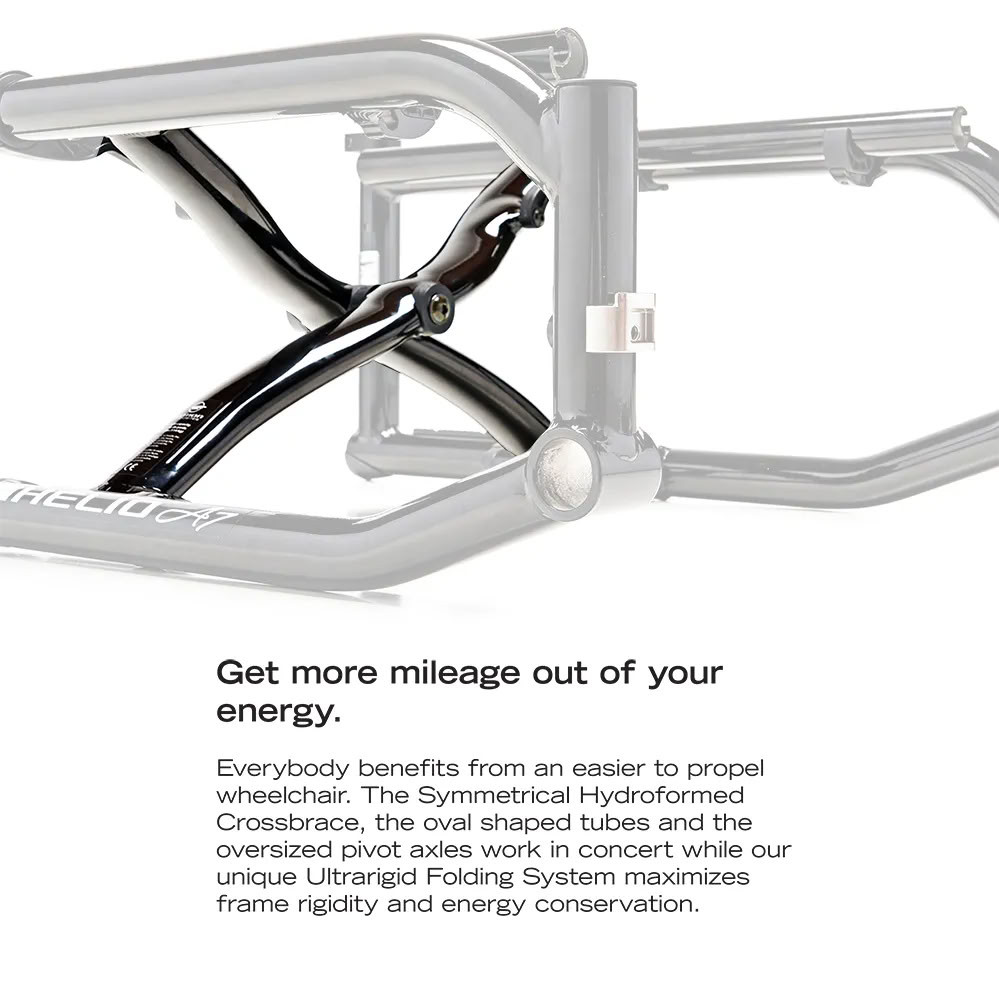 Helio A7 Aluminum Folding Wheelchair Mileage