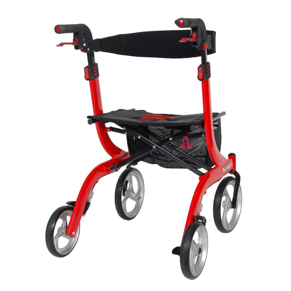 Drive Medical Nitro Aluminum Rollator back