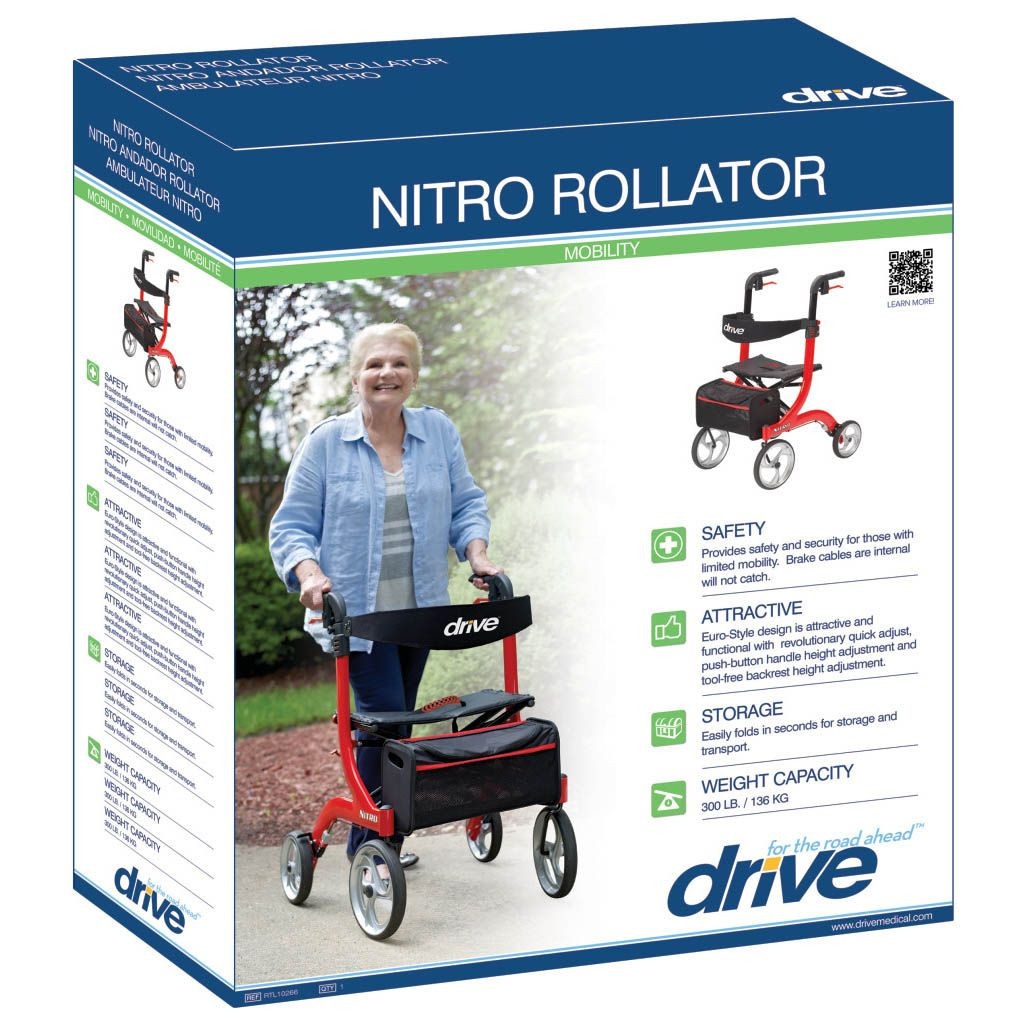 Drive Medical Nitro Aluminum Rollator box