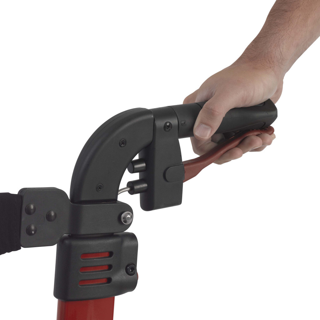 Drive Medical Nitro Aluminum Rollator brake on