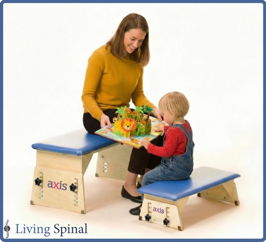 Axis Therapy Bench by Circle Specialty Product in Use Living Spinal