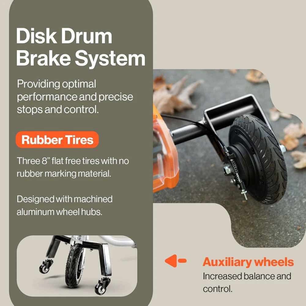 Passport Plus Portable Power Mobility Scooter Brake System