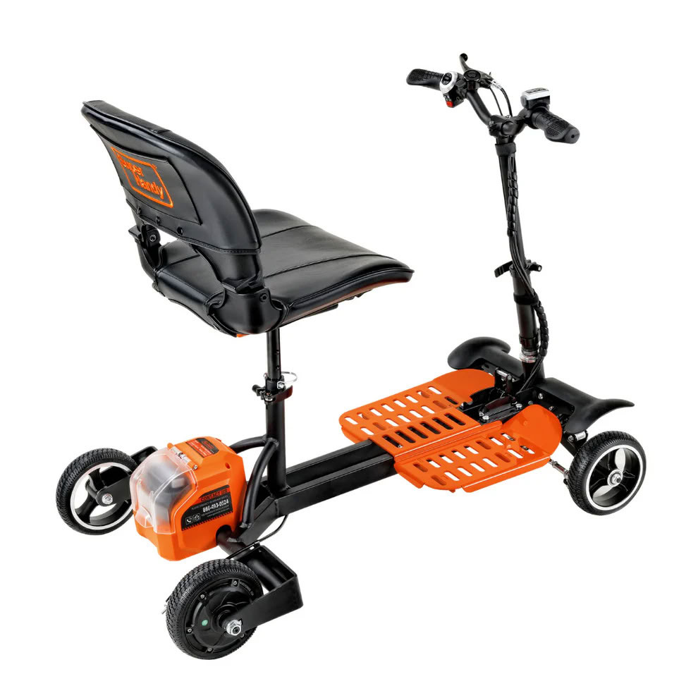 Passport Pro Foldable Mobility Scooter Upper Back View