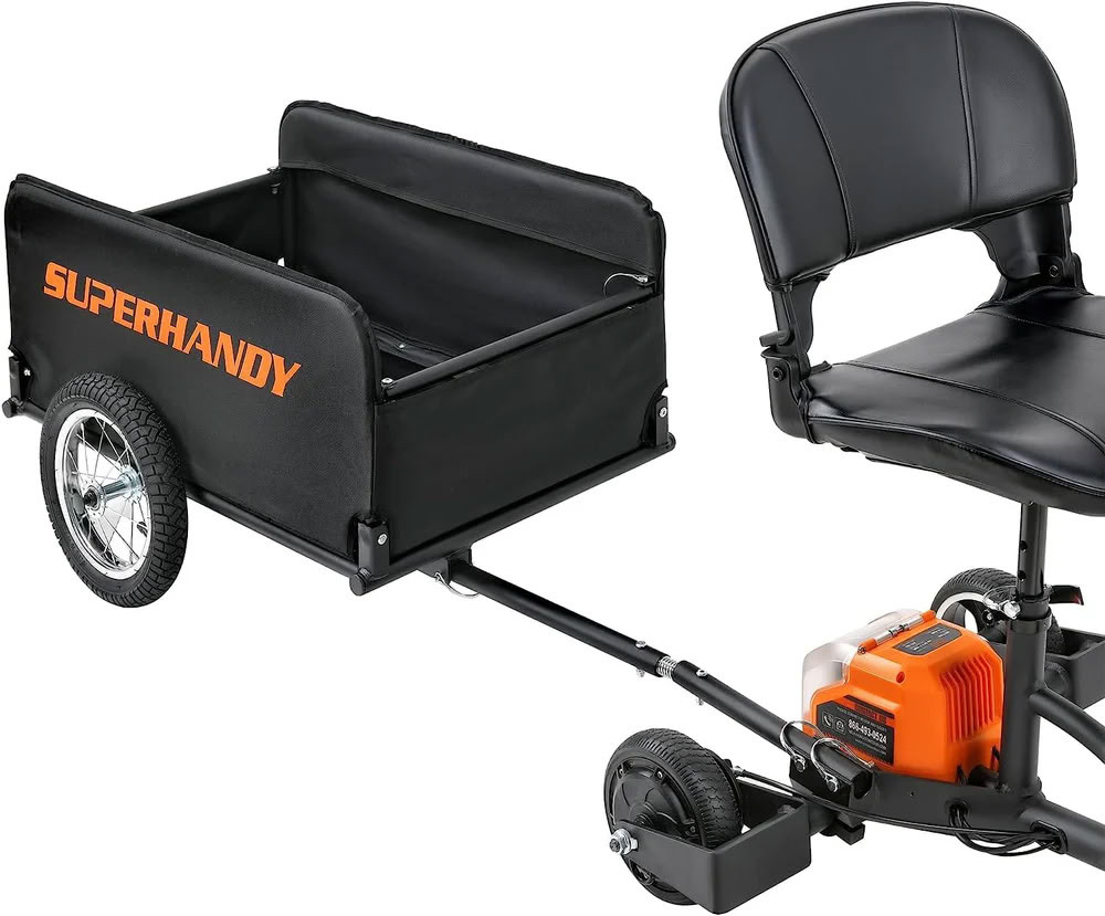 SuperHandy Scooter Cargo Trailer Trailer in a Scooter