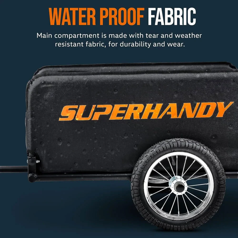 SuperHandy Scooter Cargo Trailer Waterproof Fabric