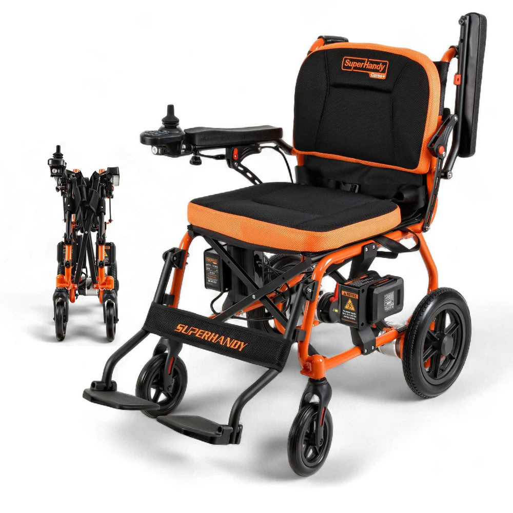 GoRide 2 Portable Electric Wheelchair, by SuperHandy