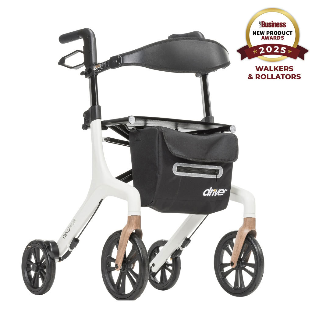AeroWalk Ultra-Lite Rollator White