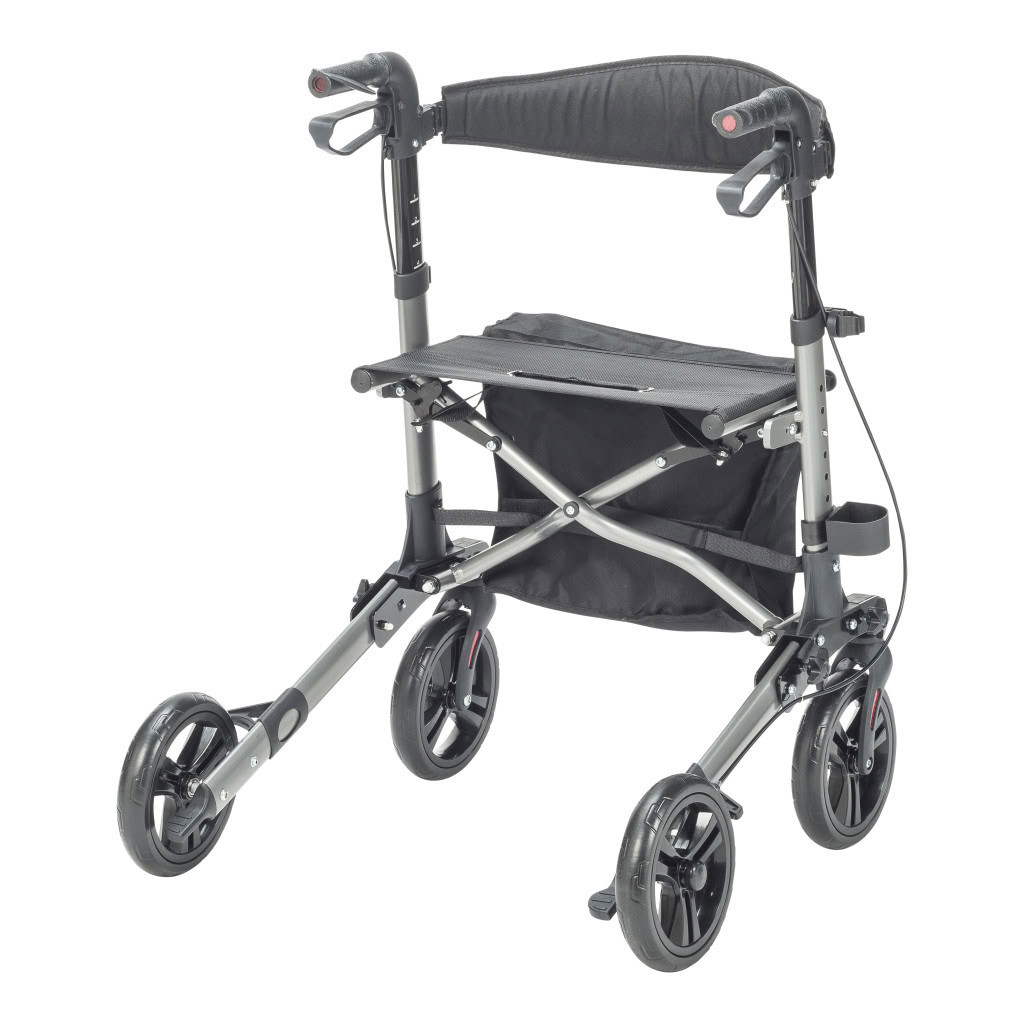 Compact Folding Rollator Back