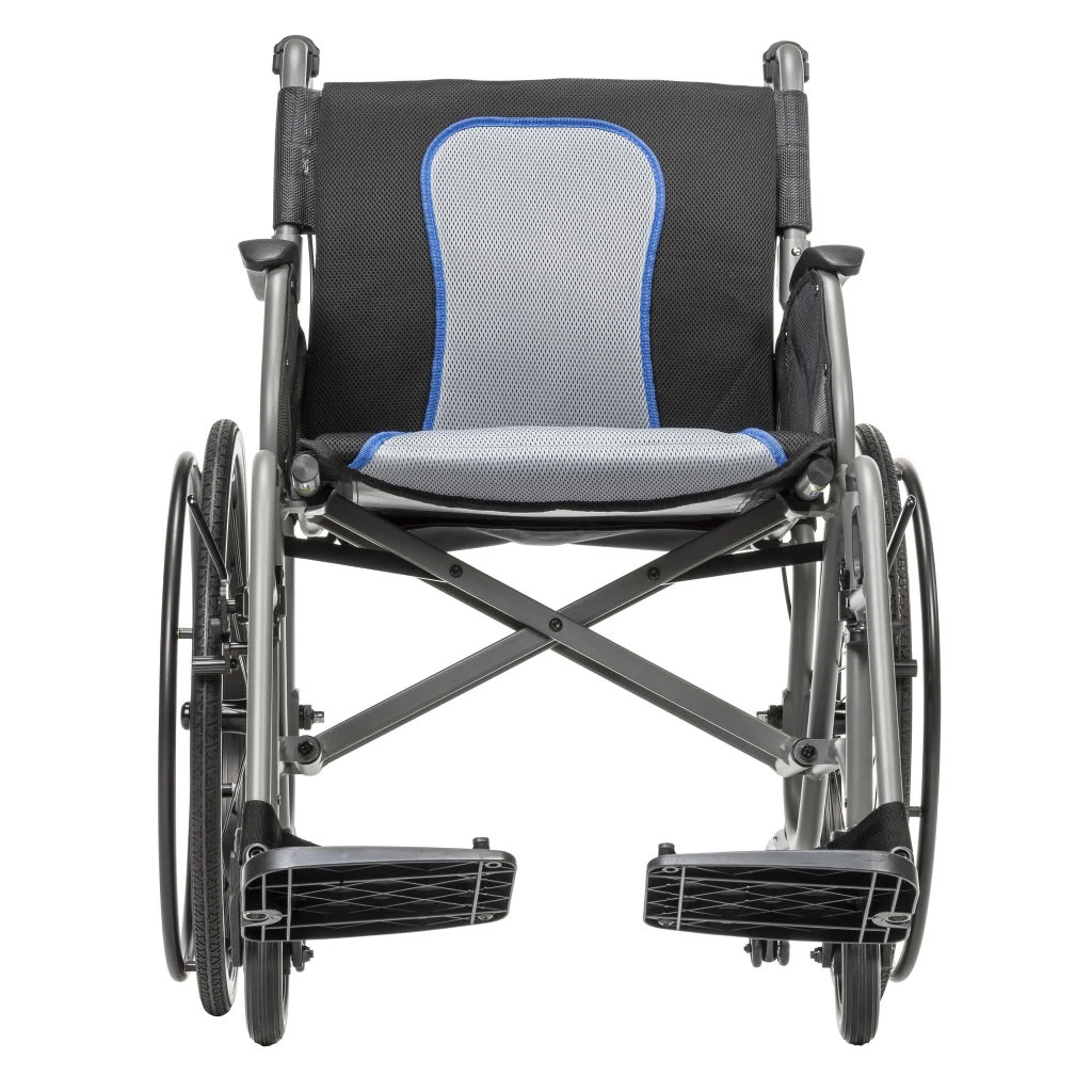 AeroFly™ Ultra-Lite Wheelchair Front Gray